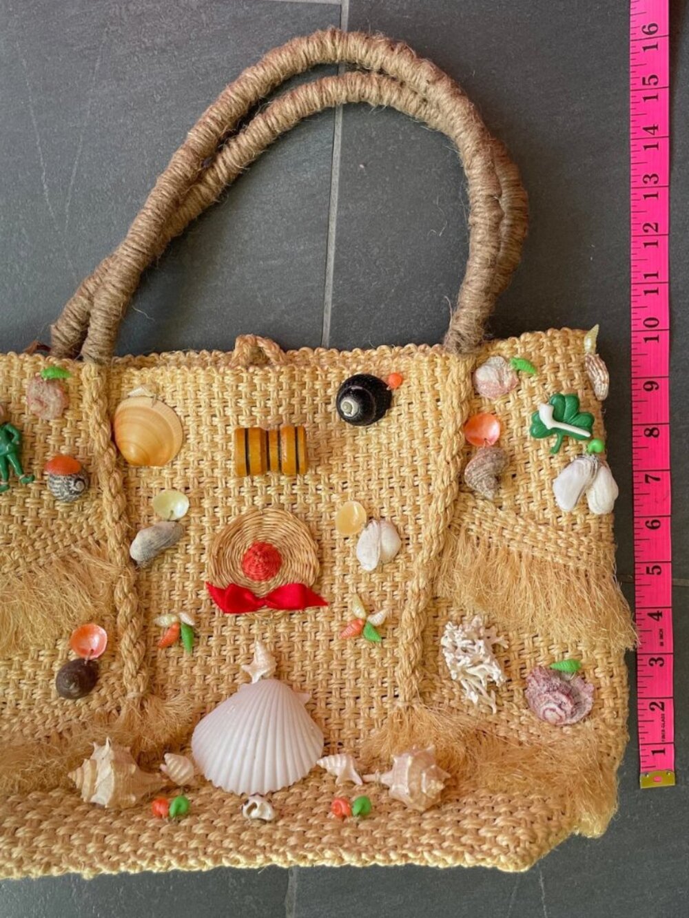 Summer Straw Shells Bag - Picture 9 of 10
